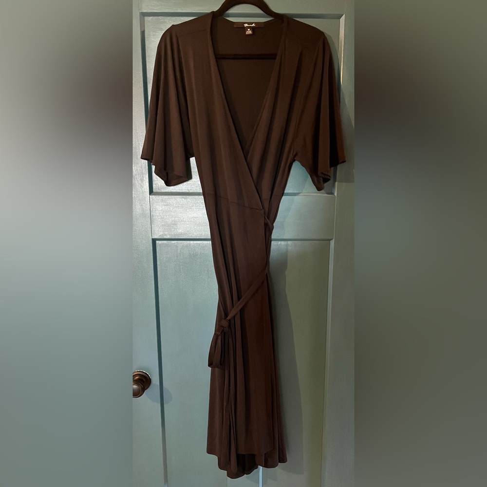 Yana K midi wrap dress size M